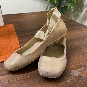 Janie and Jack Gold Kids Shoes